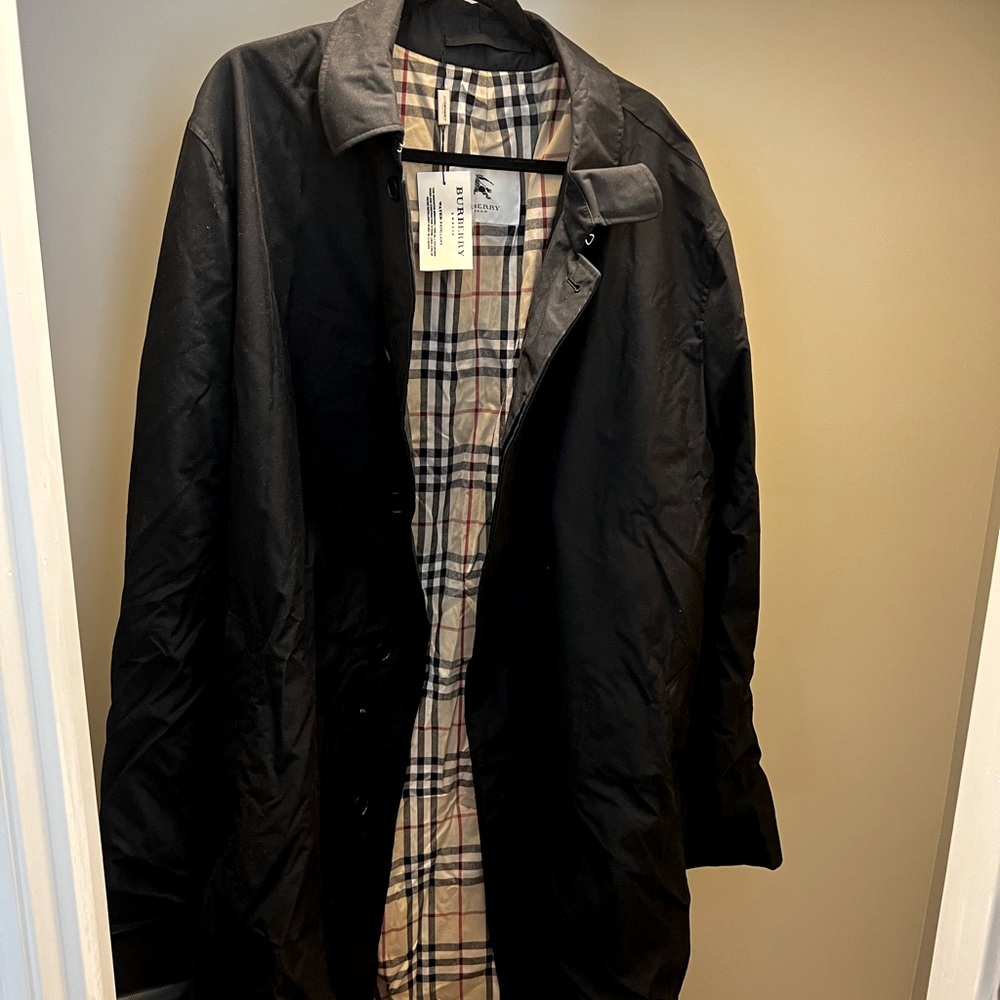 Burberry Mens Long Trench Coat size 58